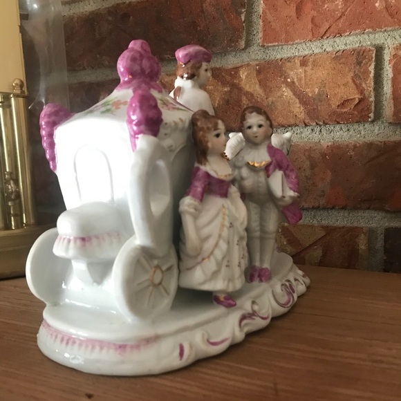 Rare Vintage Victorian Porcelain Horse Carriage‼️FINAL SALE - Picture 9 of 16